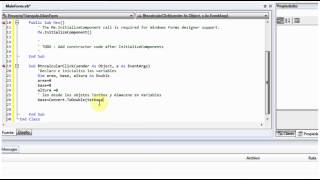 SharpDevelop - Calculo Area Triangulo