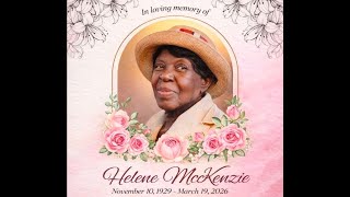 IN LOVING MEMORY OF HELENE MCKENZIE