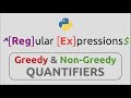 RegEx in  Python (Part-7) | Greedy & Non-Greedy Quantifiers