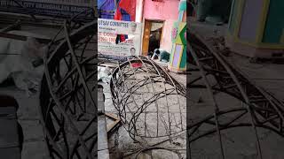 Khairatabad Ganesh 2023 | Happy independence day | Snake 🐍 making with rods | World biggest ganapati