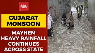 Gujarat Monsoon Mayhem: Heavy Rainfall Continues To Wreak Havoc Across State