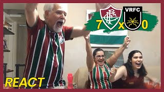 FAMÍLIA TRICOLOR REAGE À 7 FLUMINENSE X 0 VOLTA REDONDA - SEMI FINAL CAMPEONATO CARIOCA 2023