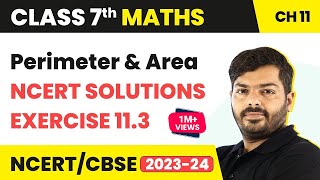 Perimeter and Area - Ex 11.3 | NCERT Maths Class 7 Chapter 11