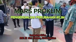 Mars PROKLIM (Pengendalian Perubahan Iklim) kampung iklim RW. XI Kel. Taman, Kota Madiun.