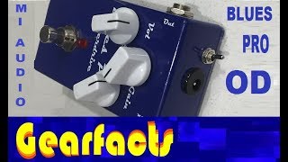 MI Audio Blues Pro overdrive pedal demo