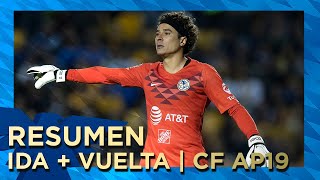 Resumen - Ida + Vuelta | Tigres 4-5 Club América | Todos los Goles | 4tos | Aper