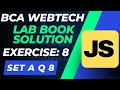 Display current date,time and day using Javascript | set a q 8 solution|Javascript