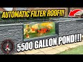 5500 GALLON POND! AUTOMATIC ROOF!! **RE-VISIT**