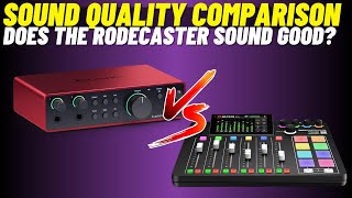 Rodecaster pro 2 vs. a Basic Audio Interface | No Processing