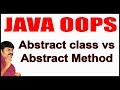 Java Tutorials || Java OOPS  ||  Abstract class vs Abstract Method || by Durga sir