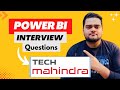 Tech Mahindra- 9 Interview Questions you must know | Power BI 😲