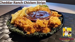Crispy Cheddar Ranch Chicken Strips | Crispy Tenders