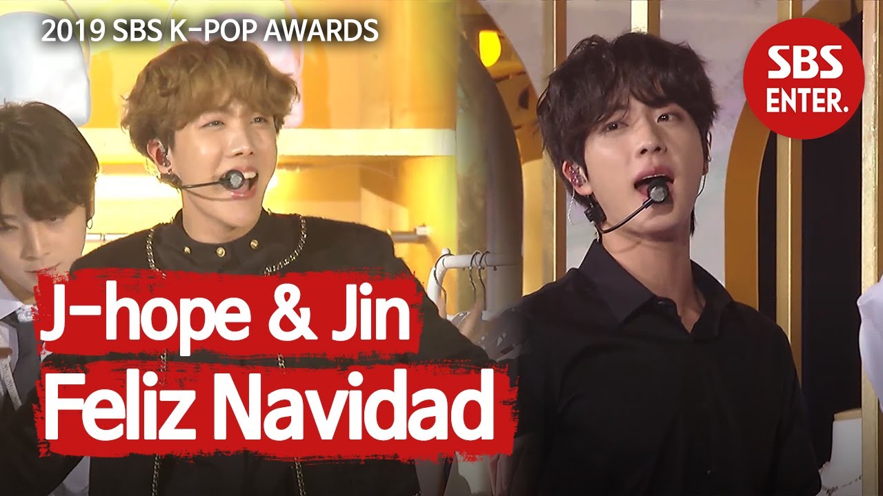 ‘대부 요정의 마법♬’ 진&제이홉의 ‘Feliz Navidad’ | 2019 SBS 가요대전(2019 SBS K-POP AWARDS) | SBS Enter.’ ‘대부 요정의 마법♬’ 진&제이홉의 ‘Feliz Navidad’ | 2019 SBS 가요대전(2019 SBS K-POP AWARDS) | SBS Enter.