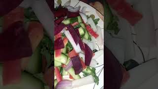 AISA HEALTHY SALAD KABHI KHAYA👆☺️😋😋#shorts #ytshorts #shortsfeed #short #viral #viralvideo #food