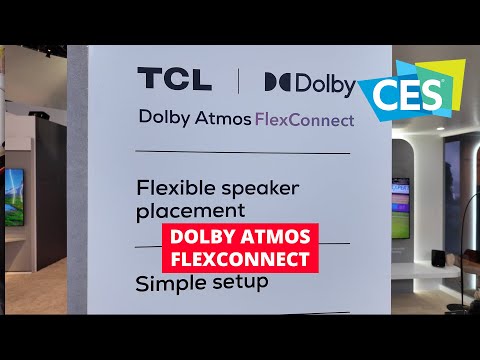 Dolby Atmos FlexConnect Binaural Demo TCL CES 2024
