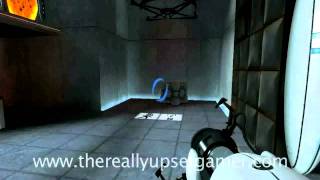 Portal 1 Level 9 walkthrough