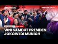 WNI di Munich Antusias Sambut Presiden Jokowi dan Ibu Negara