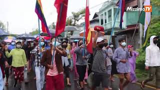 Hundred protest in Myanmar’s southern city of Dawei