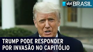 Congresso dos EUA quer que Trump responda por invasão do Capitólio | SBT Brasil (19/12/22)