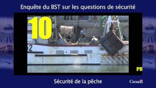 Sécurité de la pêche au Canada - Enquête sur les questions de sécurité