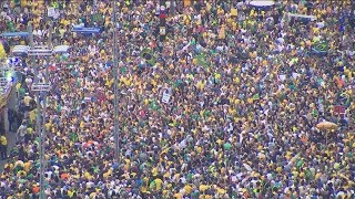 Manifestantes em várias cidades do Brasil protestaram contra a decisão do STF