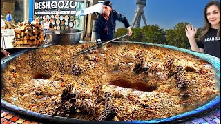 THE MOST POPULAR pilaf in Uzbekistan | BEST cut with pilaf | THE BIGGEST pilaf center in the WORLD