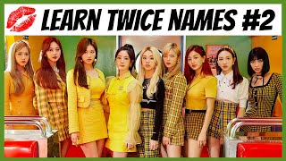 Learn TWICE Member Names #2 - TEST YOURSELF!