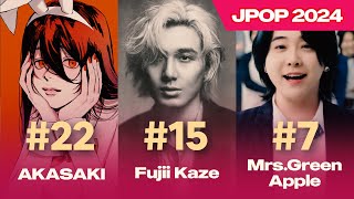 Top 30 Most Viewed Japanese Songs of 2024 on YouTube (12.2024) | Top Jpop 2024