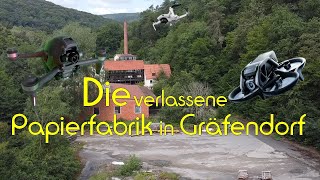 Die verlassene Papierfabrik in Gräfendorf- Symbol der Deindustrialisierung [DJI Avata, DJI Mini 2]