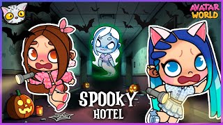 👻 Luna  Visits My HOTEL in Avatar World and We Discover It’s HAUNTED 🏨✨ Halloween