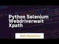 python selenium webdriverwait xpath