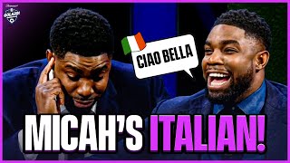EVERY time Micah Richards tries to speak Italian! 🇮🇹😂 | CBS Sports Golazo