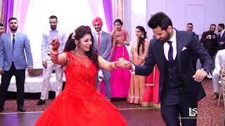 latest Brampton best performance punjabi wedding  reception bride & groom Vinay & Rajvir