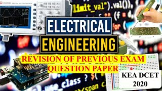 #DCET #EEE KEA DIPLOMA CET-2020 | REVISION OF PREVIOUS QUESTION PAPER | 2015 | EEE | SESSION-1