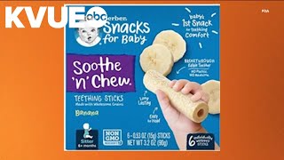 Gerber recalls Soothe N Chew teething sticks