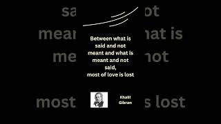 Khalil Gibran Quotes || Quotes || Beautiful Words For Beautiful Life || #shorts  #youtubeshorts