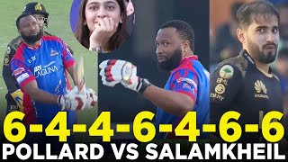 Kieron Pollard vs Waqar Salamkheil | Peshawar Zalmi vs Karachi Kings | Match 6 | HBL PSL 9 | M2A1A