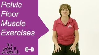Pelvic floor exercises to improve continence