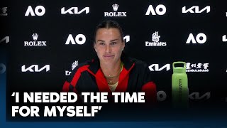 Aryna Sabalenka describes her emotional Australian Open finish | Press Conference | Australian Open