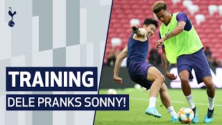 DELE PRANKS SONNY | OPEN TRAINING SESSION IN FRONT OF THE FANS IN SINGAPORE