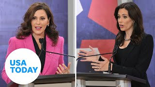 Gretchen Whitmer and Tudor Dixon debate abortion rights in Michigan | USA TODAY