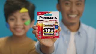 Baterai Alkaline Panasonic Jingle 10x Lebih Tahan Lama