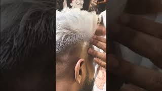 White hair color