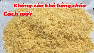 Phát hiện cách làm chà bông mới khỏe re