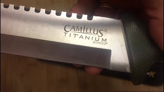 Camillus Carnivore X Machete Knife Use and Review