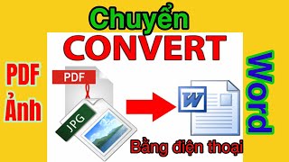 Cách chuyển từ file ảnh PDF sang Word bằng iphone miễn phí (How to convert image,PDF files to Word)