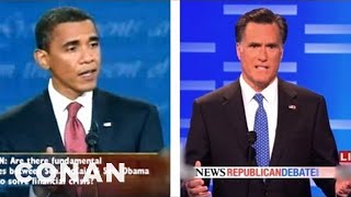 Obama & Romney Aren't The Clearest Debaters | CONAN on TBS