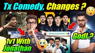 Ninja 1v1 With Jonathan 😮 TX Comedy, Changes ? 😳 Saumraj New ORG, News