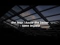 tame impala - the less i know the better (lyrics)