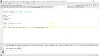 The Basics - Python 3: Math Functions Pythagorean Calculator